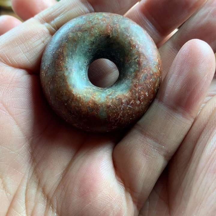 岫岩河磨玉（透闪石质玉）吊坠未镶嵌用****6