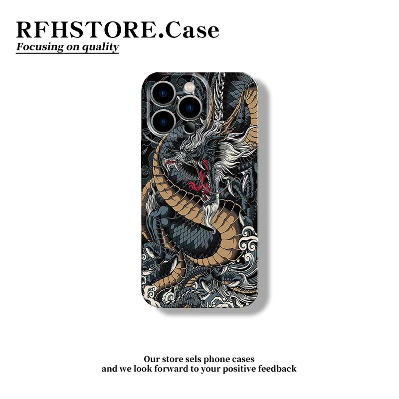 龙的咆哮适用iPhone17promax菲林手机壳华为P70vivo小米15oppo硬