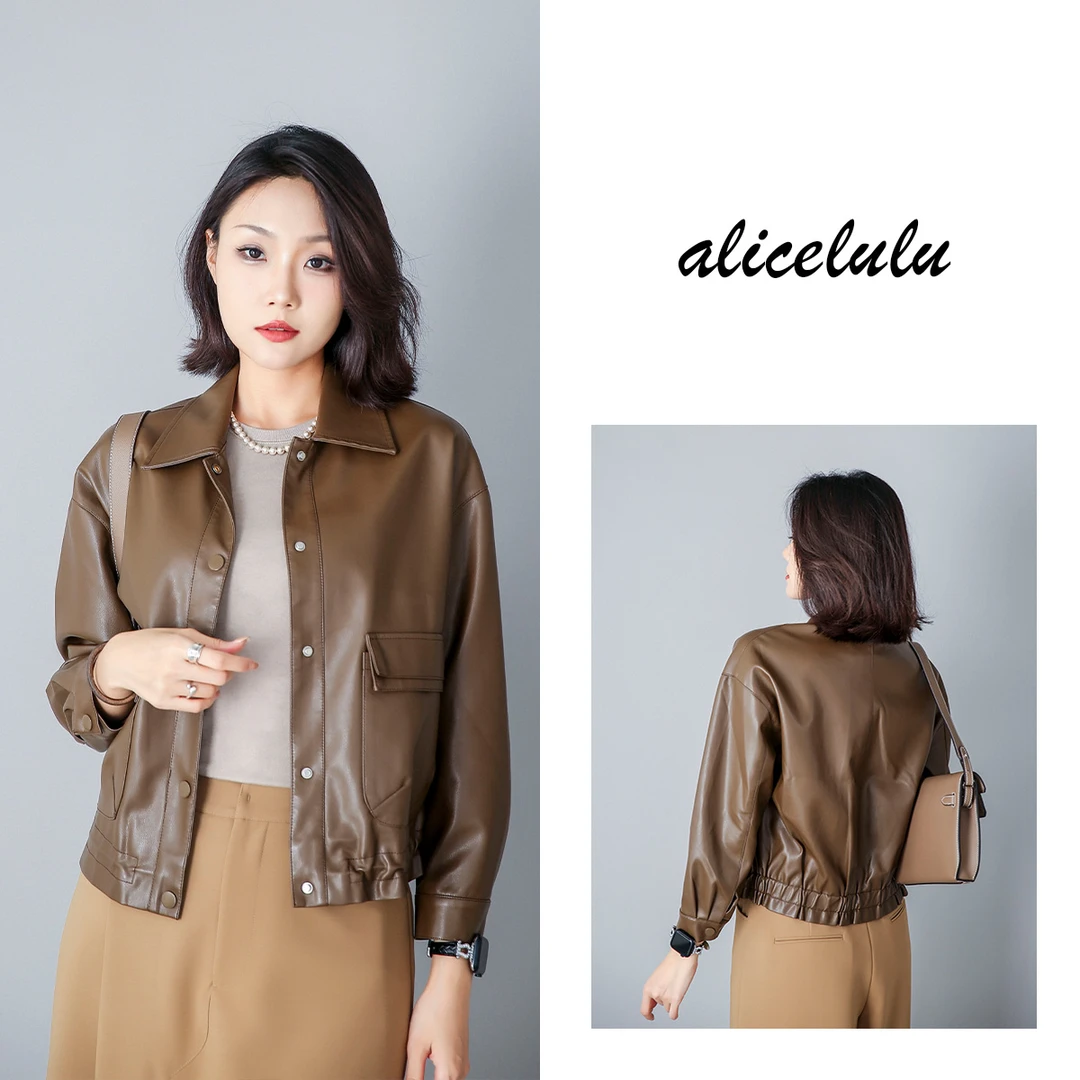 6 ALICE 机车风云短外套 飒美挺括 优雅复古 S2139180Tr
