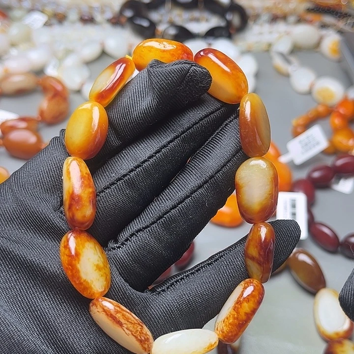 和田玉未镶嵌手链