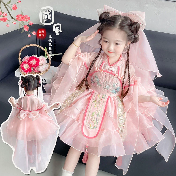 女童装2025新款春秋优雅典雅婴儿套装洋气小孩外套马甲女装高端