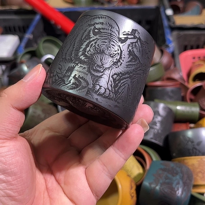 茶杯紫砂全手工紫砂主人杯