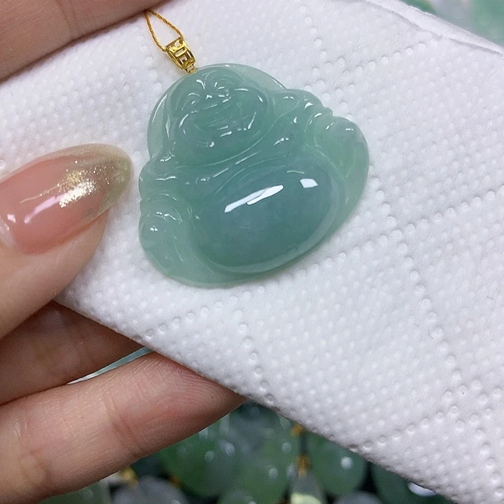 翡翠未镶嵌颈饰挂件