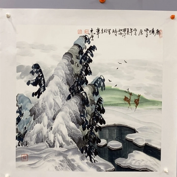 手绘作品等多种形式进行