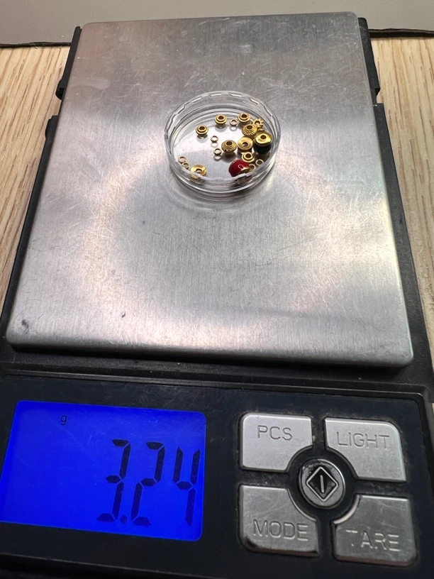 足金精品弟子珠配饰