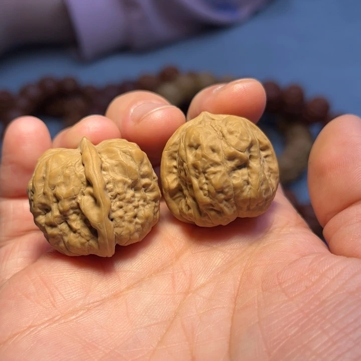 文玩核桃把件李*3.0蛤蟆精品8748