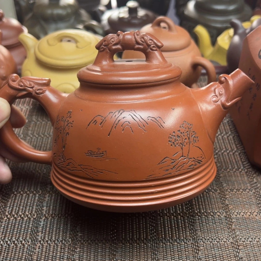 茶壶紫砂宜兴原矿紫砂杯500毫升容量