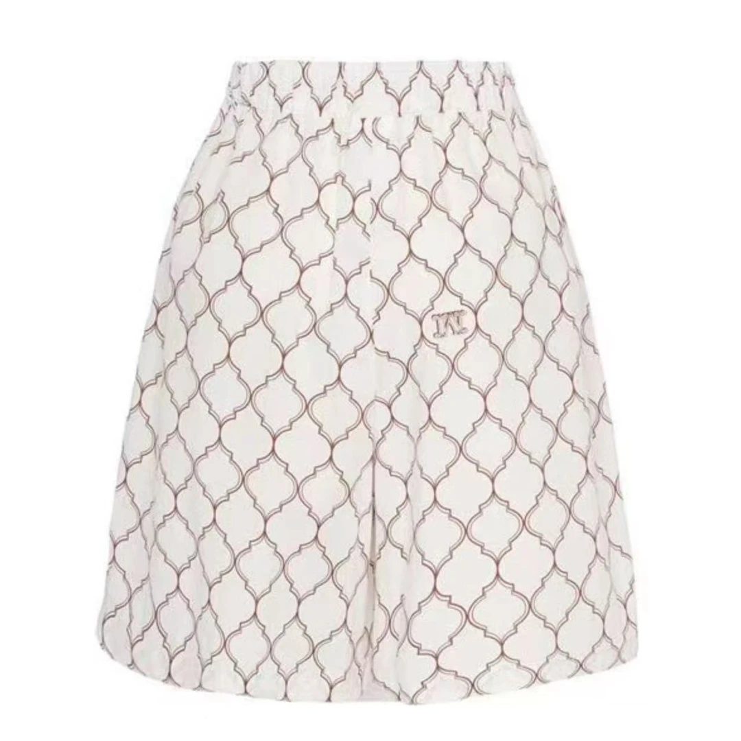 未使用 MaxMara Beachwear 25春夏新款 ULULATO 纯棉印花短裤