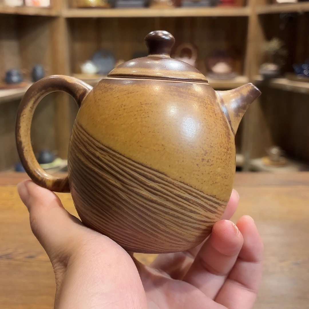 柴烧老岩泥茶器皿