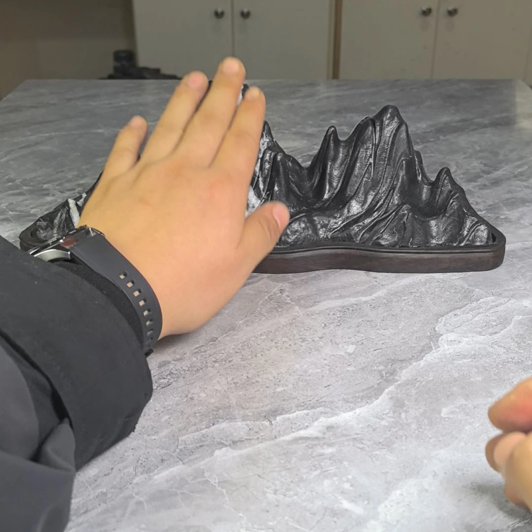 晨***鸣灵璧石奇石摆件观赏石