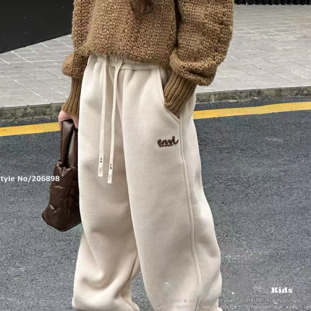 06898高端潮流时尚百搭休闲童装加绒休闲裤B12-3-2