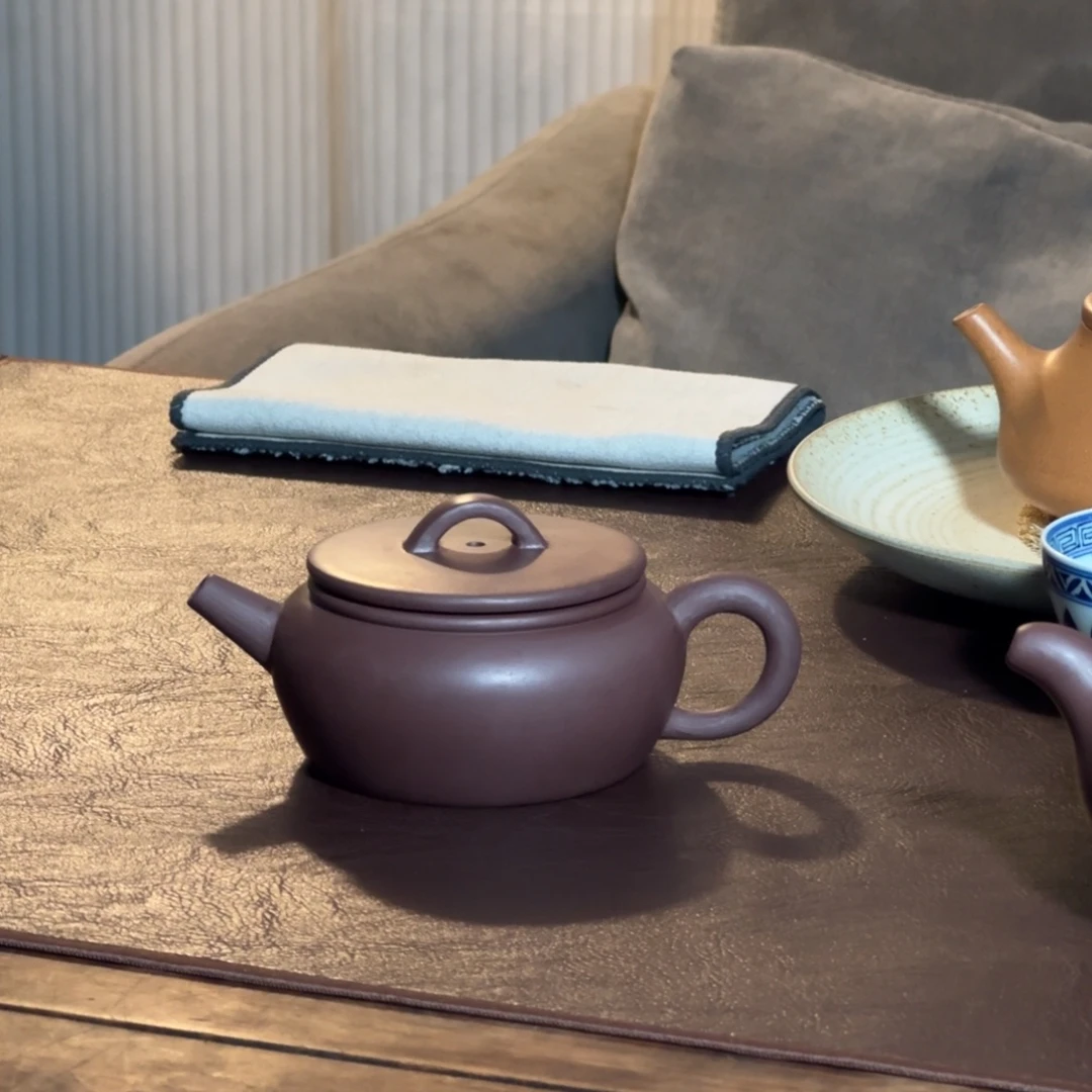 【预售价】大彬诗意 紫茄泥 全手工180cc左右 倪文超制