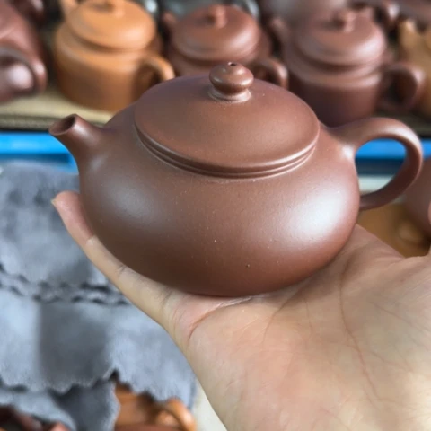 茶壶紫砂底槽清料170cc