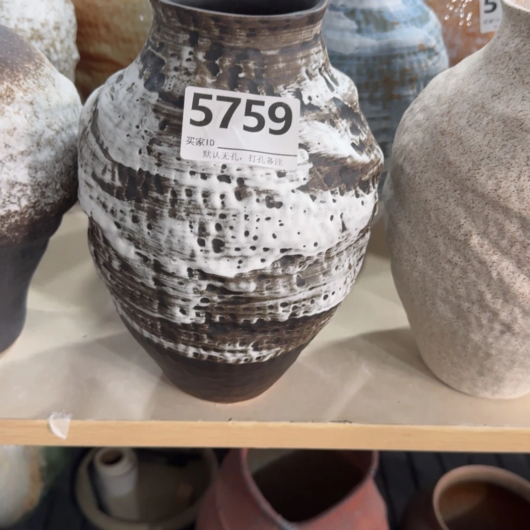 茜***阳景德镇高温花瓶景德镇高温花瓶编码5759高28口8默认无孔