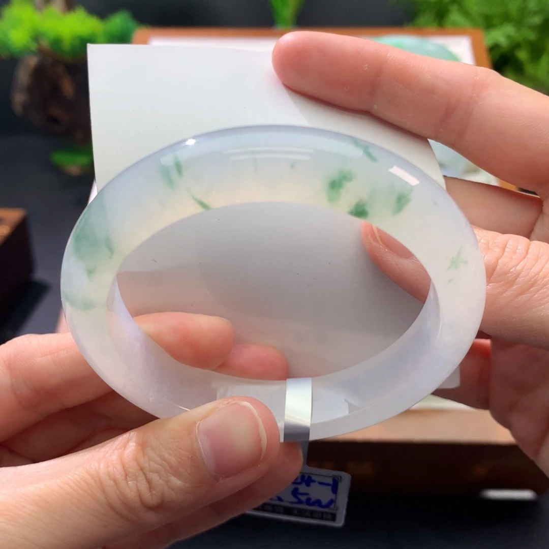 翡翠未镶嵌手镯闪购 19