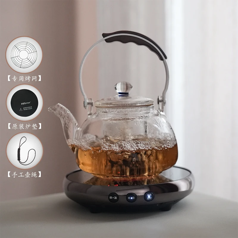 IQS/艾玛诗1300瓦T0电陶炉煮茶壶套装老茶客必备款高端家用煮茶器