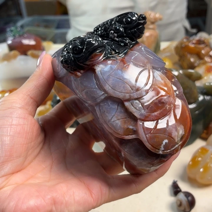 玛瑙/玉髓未镶嵌吊坠(不含链)