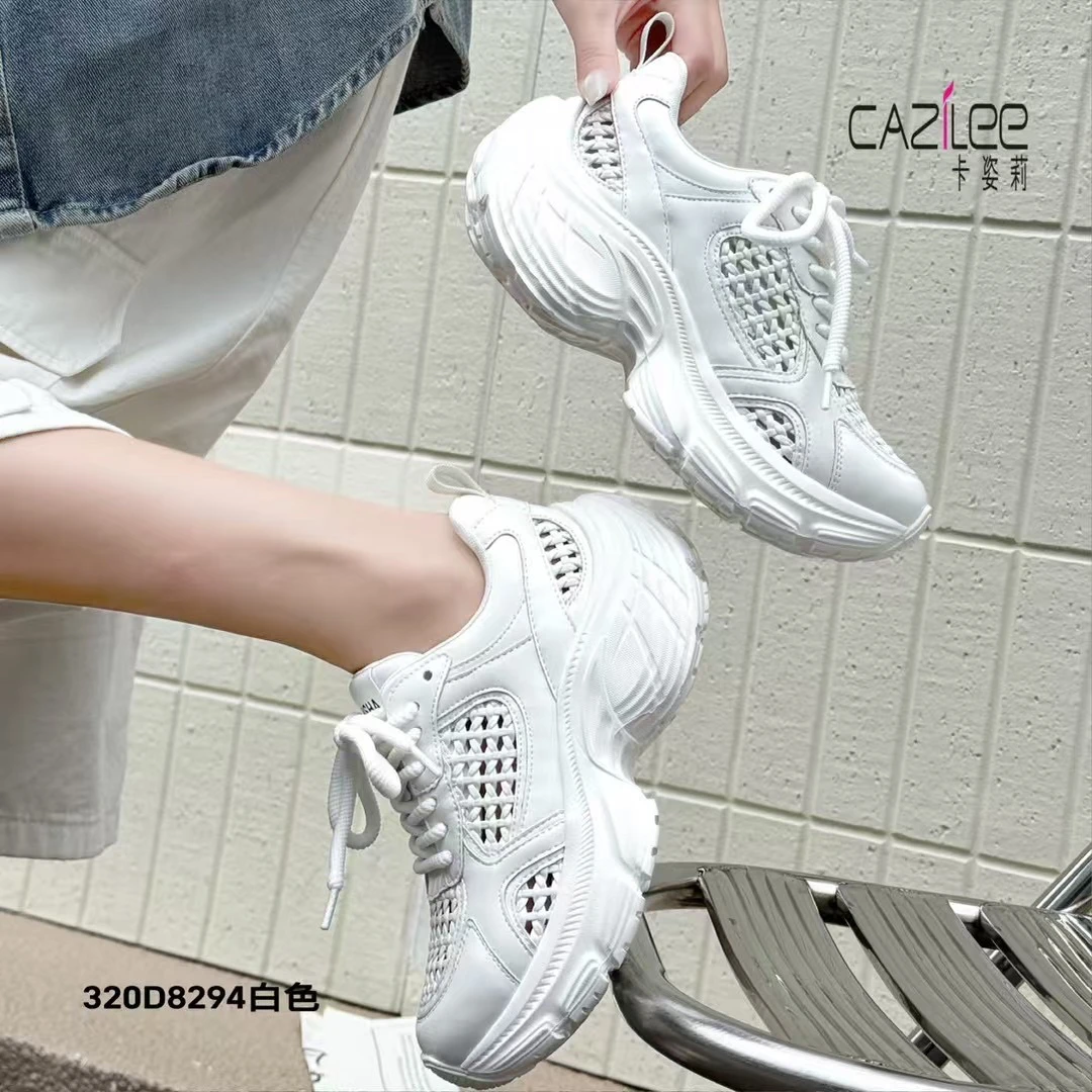 时尚编织皮老爹鞋8294 81架（3）