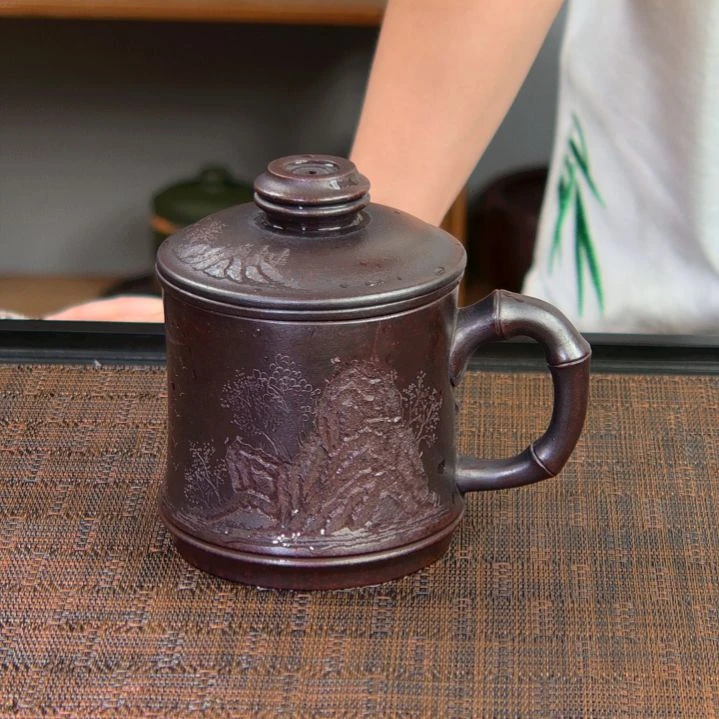 茶杯紫砂高货放漏