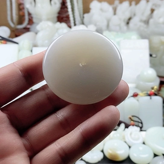 手链未镶嵌和田玉（白玉）