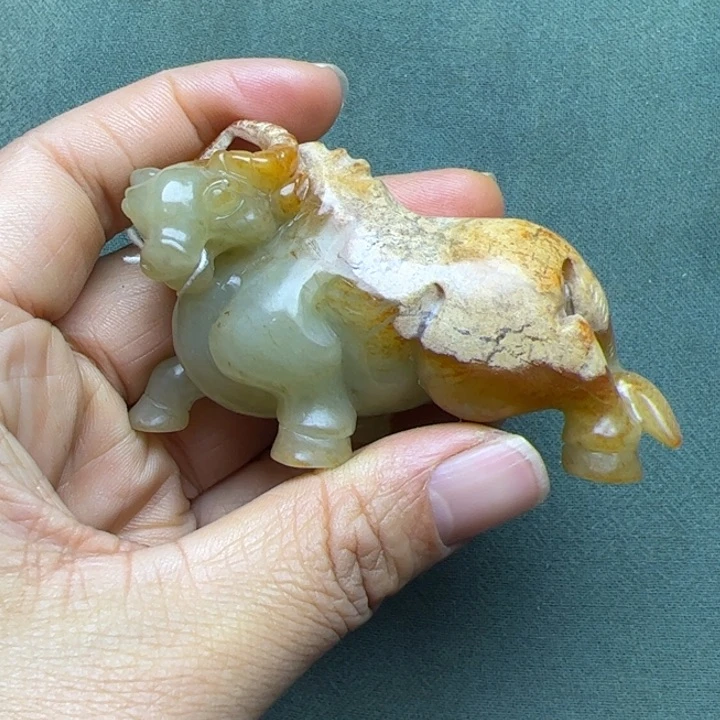 和田玉把件未镶嵌吉*