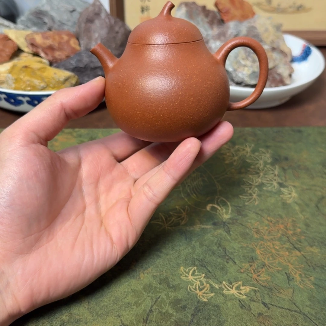 茶壶紫砂旷盖茄瓜