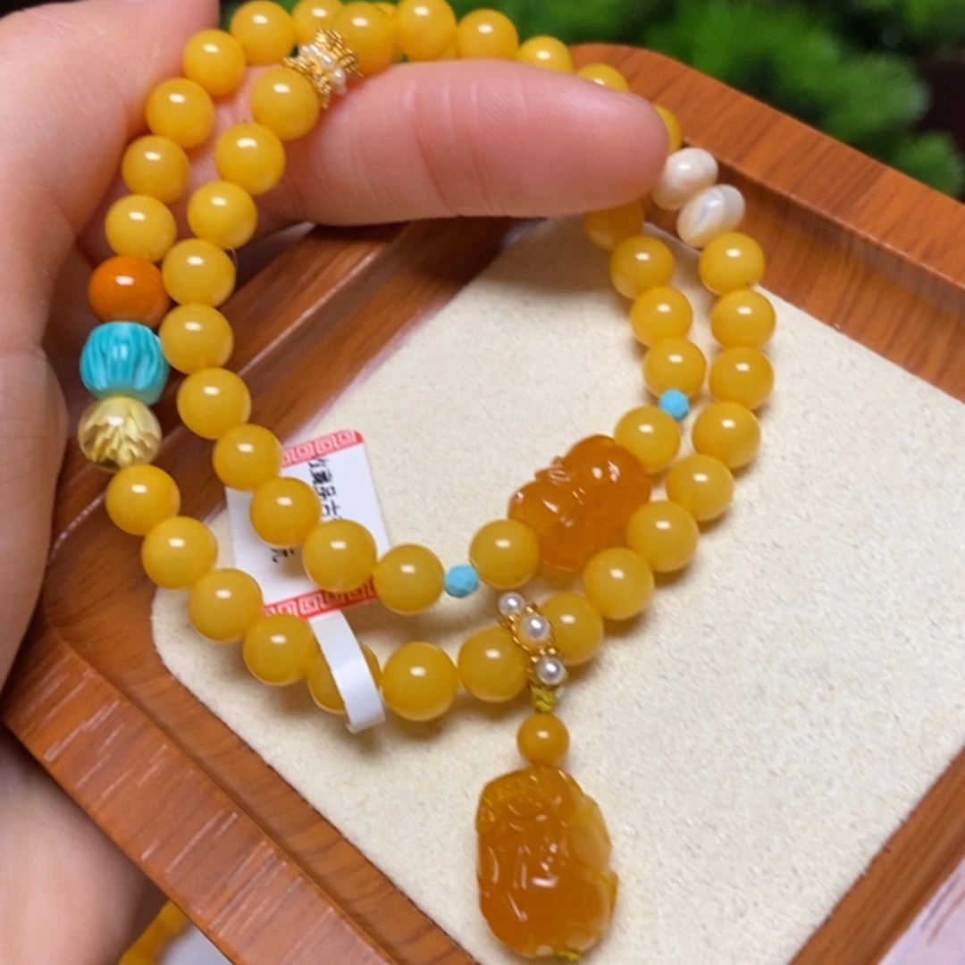 【闪购商品】手链蜜蜡未镶嵌手串