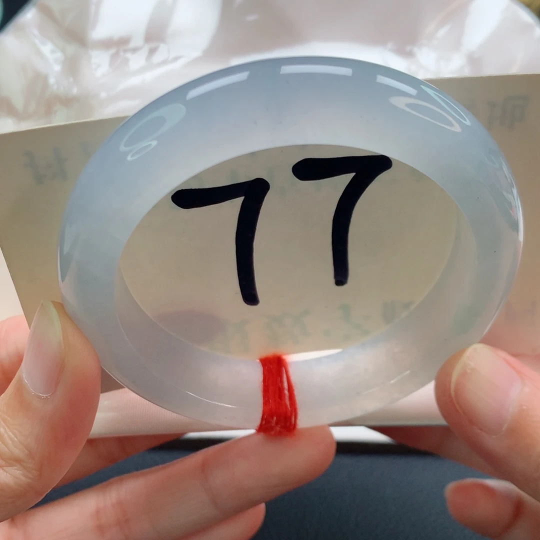 未镶嵌手镯翡翠正圈冰胶双眼皮