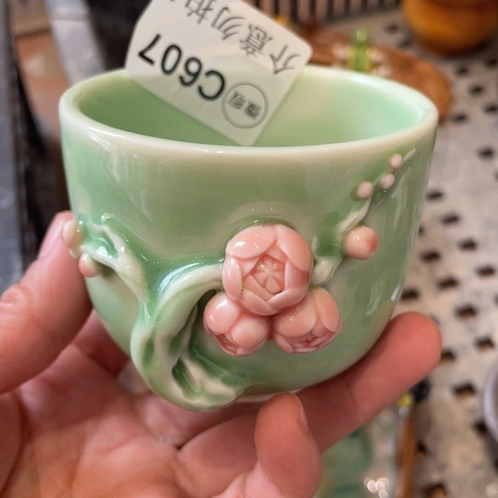 手工制作陶瓷茶具茶杯