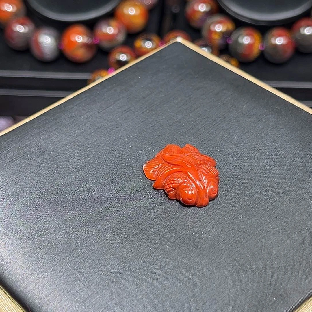 腻***腻未镶嵌珠宝半成品水晶极光吊坠-06