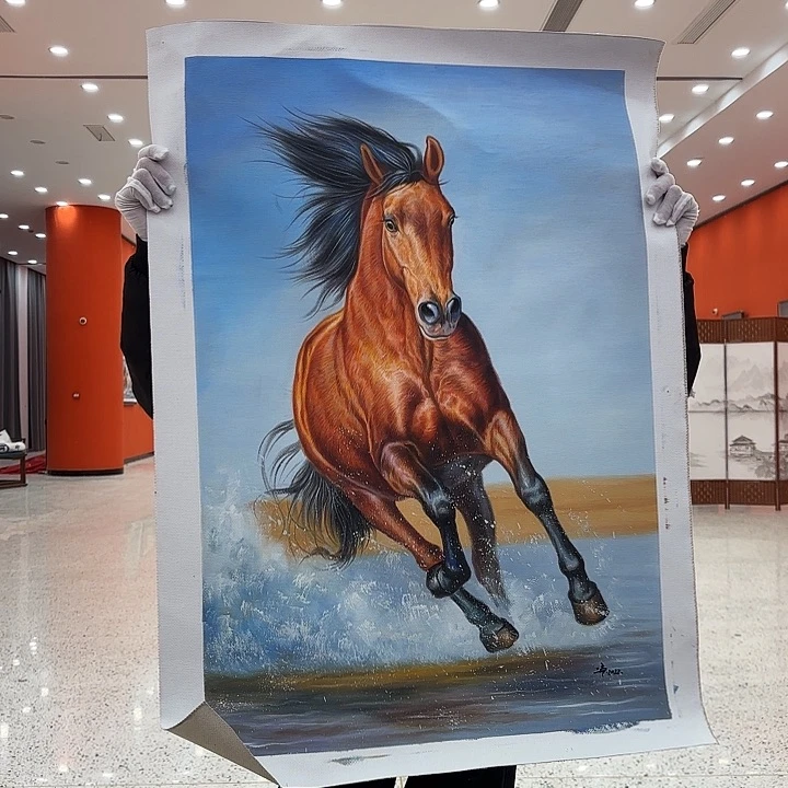 国画二郎老师国际展览原作