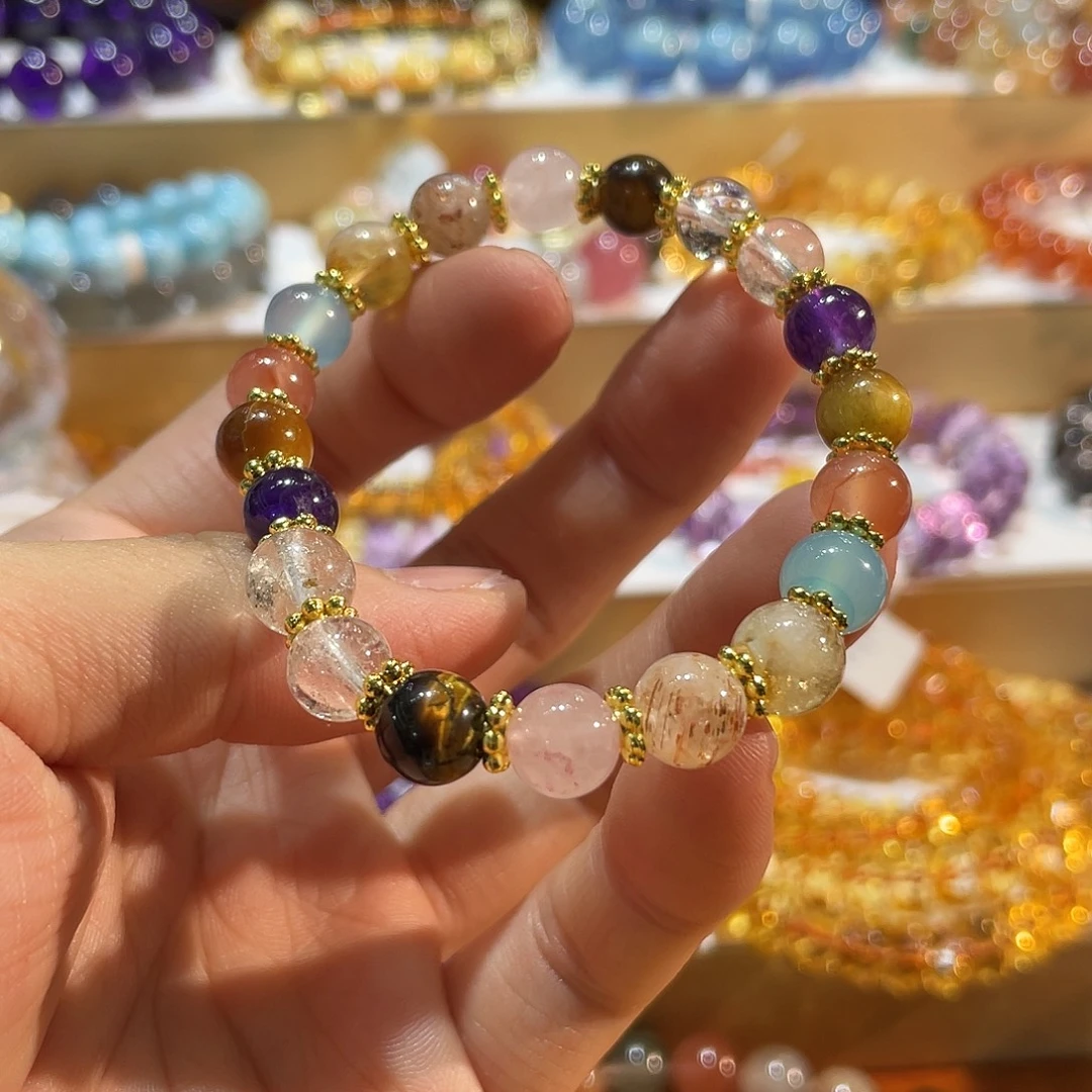 未镶嵌手链水晶多宝水晶