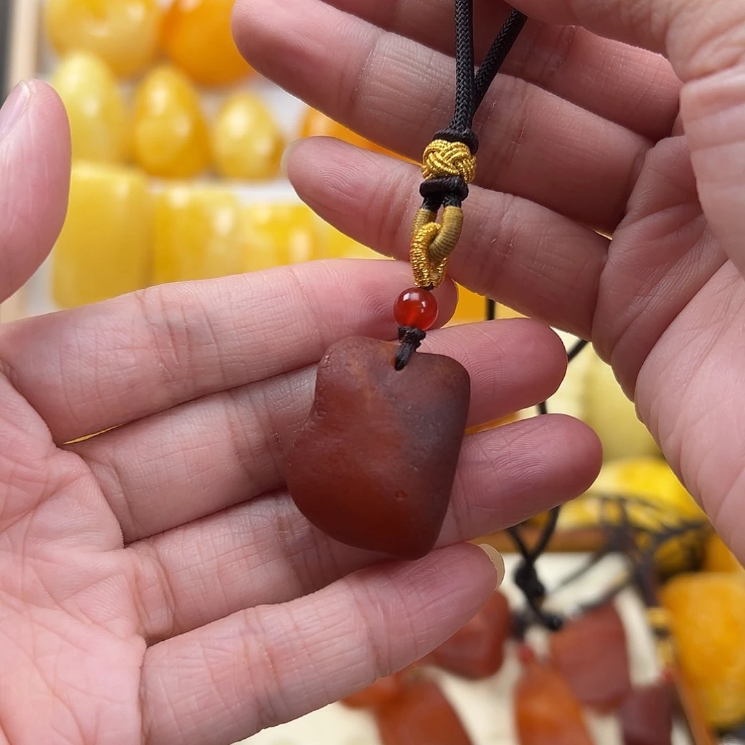 蜜蜡颈饰未镶嵌蜜蜡