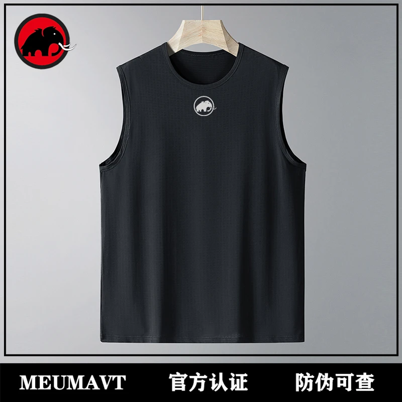 MEUMAVT/猛犸速干背心男透气跑步健身无袖冰丝训练坎肩运动背心