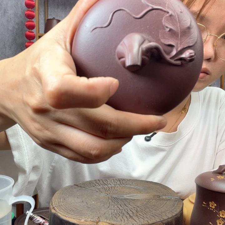 茶杯紫砂原矿紫砂杯微暇