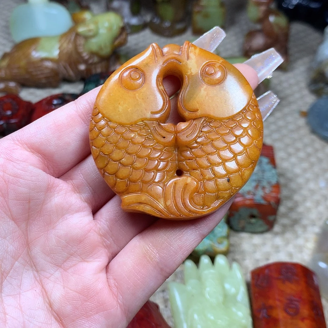 白玉菩提吊坠挂件