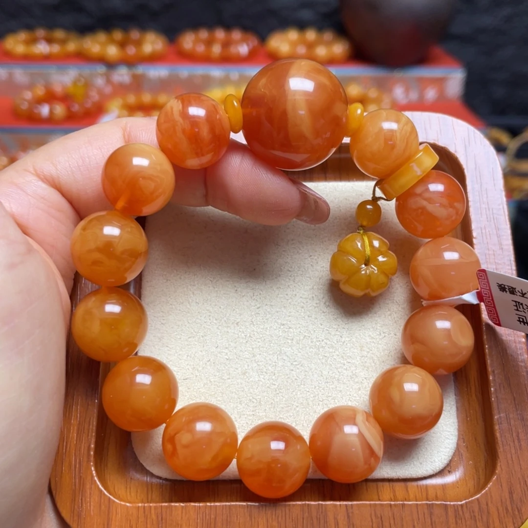 手链蜜蜡未镶嵌手串