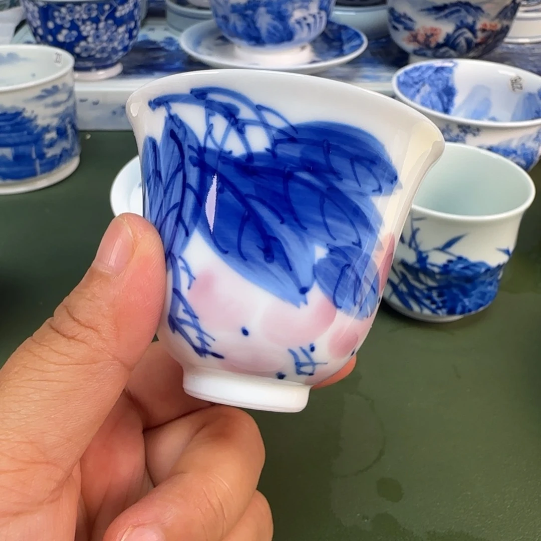 景德镇纯手绘茶具圆圆264