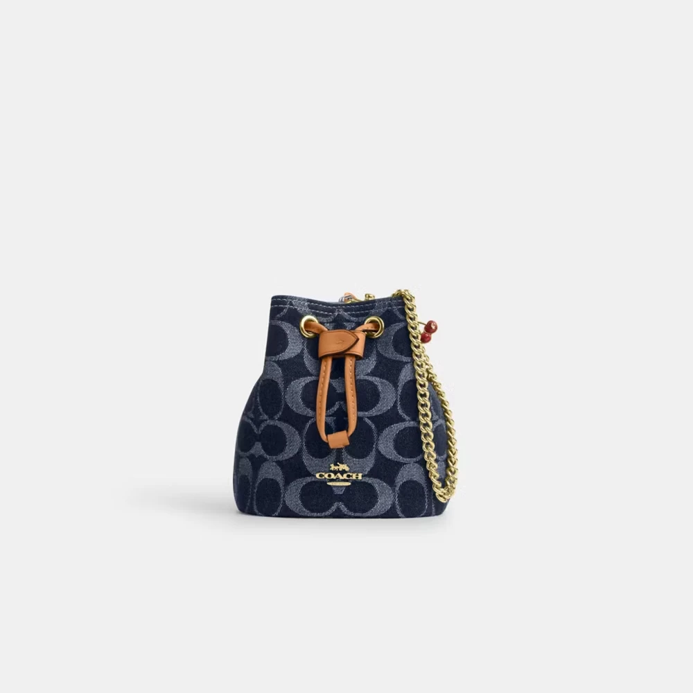COACH/蔻驰女士经典印花抽绳手提包 CZ031 香港直发