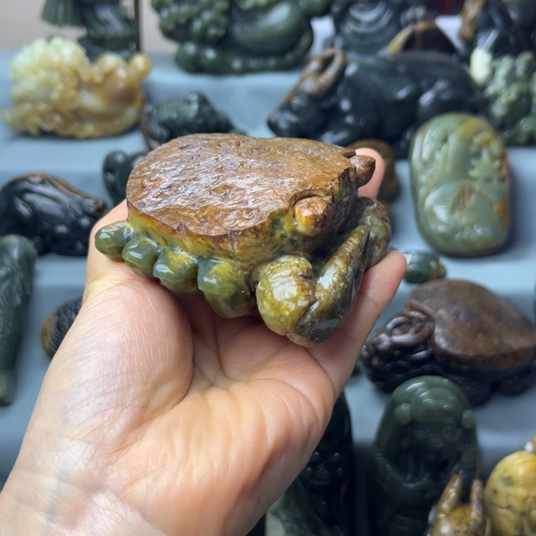 岫岩河磨玉（透闪石质玉）未镶嵌摆件