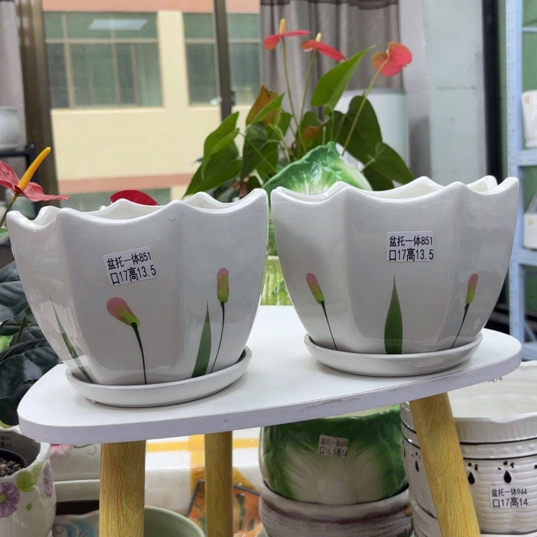 @夏西陶瓷花盆@@5851