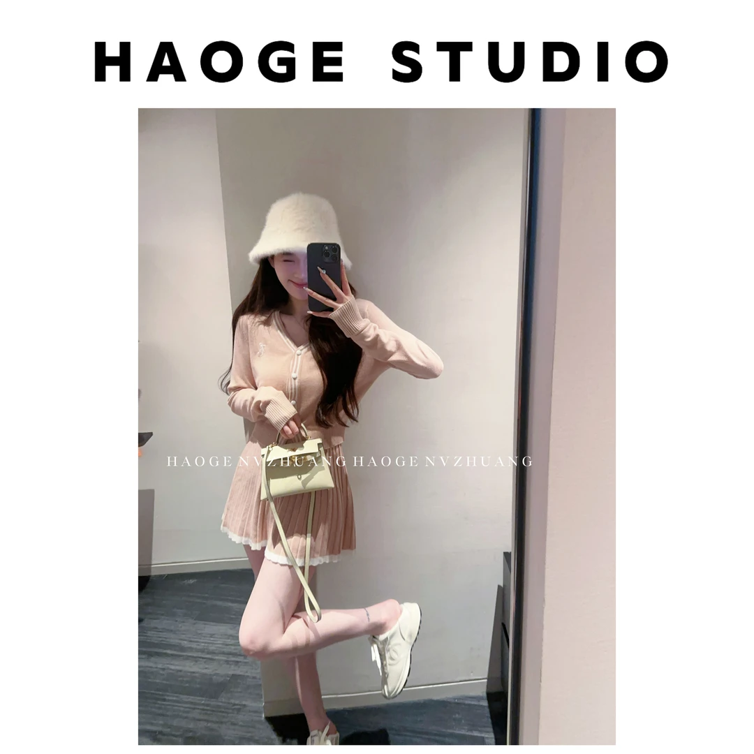 【小婉】●朝朝暮暮HGQ5TZ3162上衣+半身裙预气质显瘦高腰小众时尚
