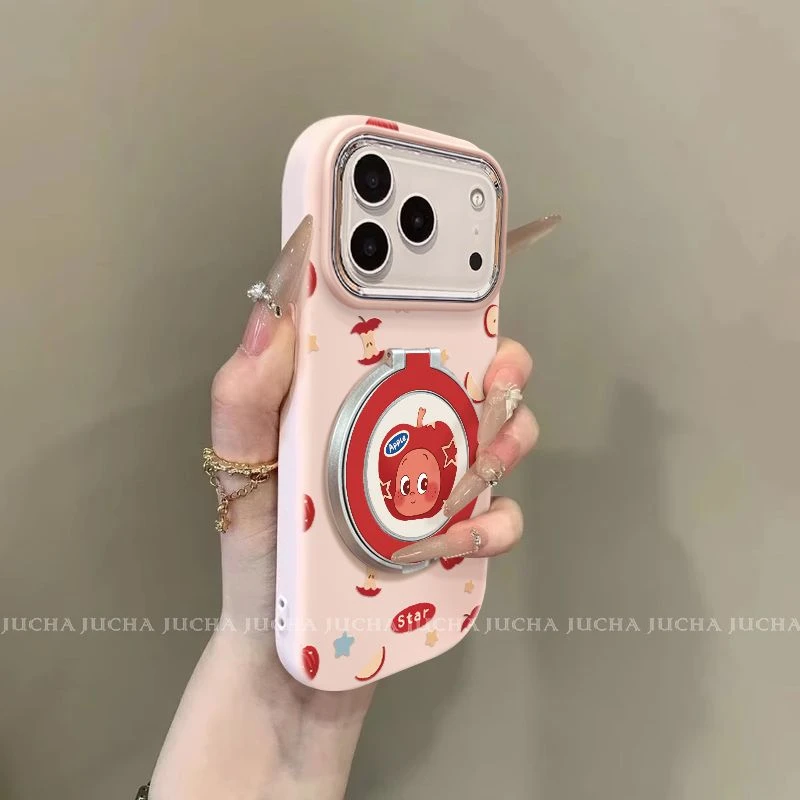 适用水果头星星人苹果17pro手机壳高级感轻奢iphone16plus超火14