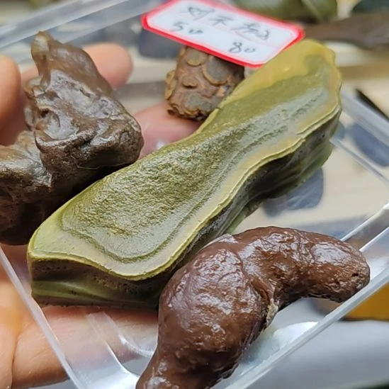 有机玻璃原石摆件，奇石