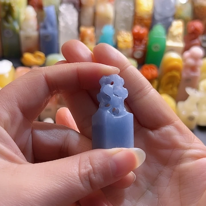 昌化石印石手工定制1.6厘米，包刻字