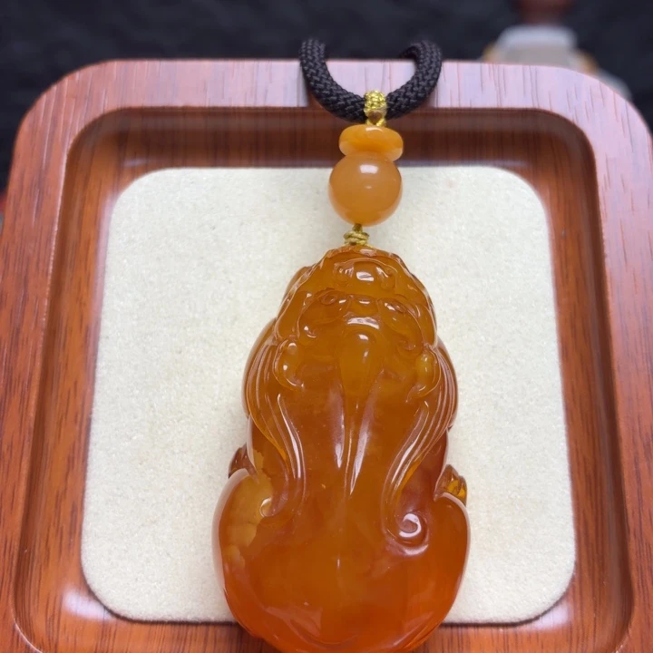 蜜蜡未镶嵌颈饰项链