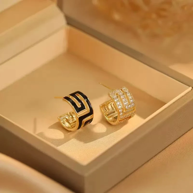 铜合金耳饰铜合金气质耳环2161