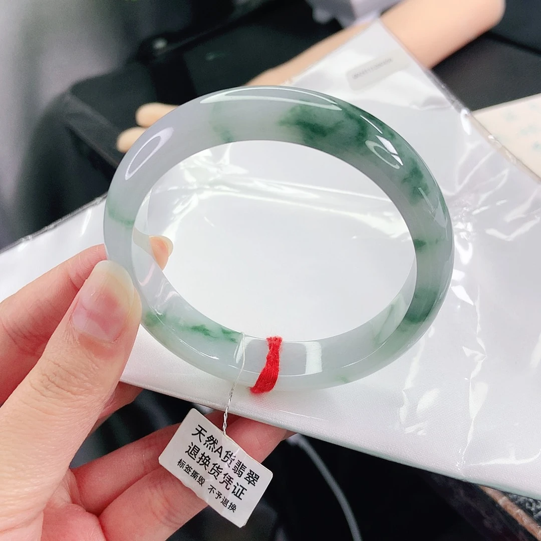未镶嵌手镯翡翠57圈