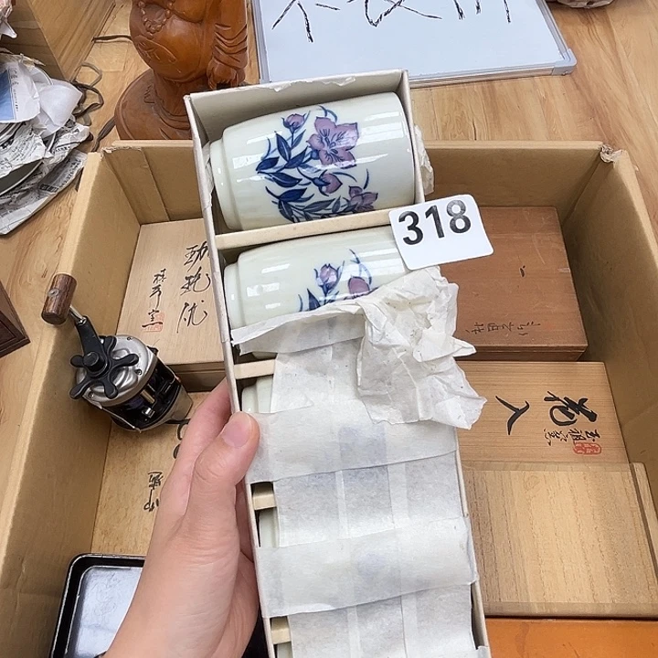 瓷片呀工艺品摆件瓷器摆件正能量