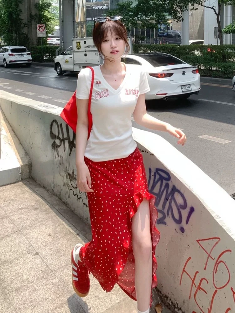 【帮主】复古港风轻熟风性感风时尚套装高腰上衣短裙韩版显瘦